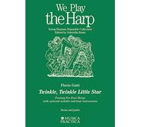 Twinkle, Twinkle Little Star. Fantasy for Four Harps. With optional melodic and bass instruments