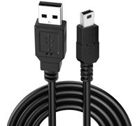 TwinkleHom Cavo di ricarica mini USB per navigatore satellitare Garmin, cavo da USB A a Mini B per sincronizzazione dati e cavo di ricarica per Garmin Nuvi GPS, Dash Cam, fotocamera per auto, 1 m