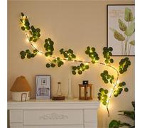 Twinkling Tree Olive Vine, Fairy Light Olive Vine Garland with Warm White LED, Artificial Greenery with Lights, Table Decor for Christmas Spring Fireplace Mantle Battery Operated(A,3pcs)