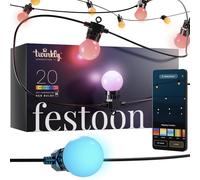 Twinkly Festoni Gen 2 App Controllato 20 LED Smart 10m Giardino Filo Luci