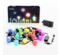 Twinkly Festoon Lights Startup kit 20 RGB LED G45 Bulbs 10 TWF020STP-BEU