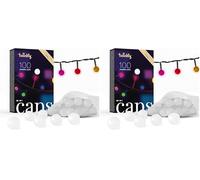 Twinkly MiniCaps, 100 Tappi in Silicone per Diffondere la Luce, Compatibili con Strisce Luci LED Smart, Diametro 15mm (Confezione da 2)