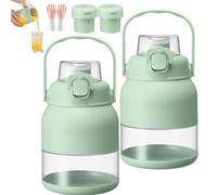 Twinktle - Spremiagrumi elettrico, senza BPA, portatile, con cannuccia e due coperchi, ricarica USB veloce, bottiglia spremiagrumi di grande capacità per arance, limoni, pompelmi, viaggi e uso