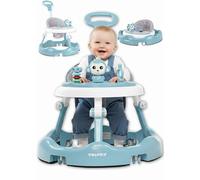 Twinky Girello Neonato 6-12 Mesi - Girello Regolabile e Sicuro per Bambini 6-18 Mesi | Design Pieghevole, Giochi Interattivi e Ruote Silenziose