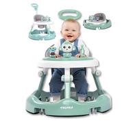 Twinky Girello Neonato 6-12 Mesi - Girello Regolabile e Sicuro per Bambini 6-18 Mesi | Design Pieghevole, Giochi Interattivi e Ruote Silenziose