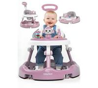 Twinky Girello Neonato 6-12 Mesi - Girello Regolabile e Sicuro per Bambini 6-18 Mesi | Design Pieghevole, Giochi Interattivi e Ruote Silenziose