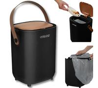 Twinky Mangiapannolini per neonati senza cassette, design compatto con coperchio, salvaspazio, compatibile con normali sacchetti per pannolini, facile da usare e pulire