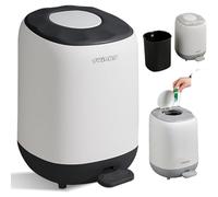 Twinky Mangiapannolini per neonati senza cassette, design compatto con coperchio, salvaspazio, compatibile con normali sacchetti per pannolini, facile da usare e pulire