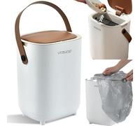 Twinky Mangiapannolini per neonati senza cassette, design compatto con coperchio, salvaspazio, compatibile con normali sacchetti per pannolini, facile da usare e pulire