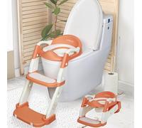 Twinky Set di sedili WC con scale per bambini e allenatori - scaletta WC pieghevole e vasino - perfetto per l'allenamento del WC dei bambini