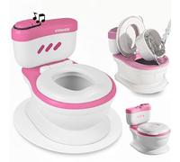 Twinky Vasino Bambini - Vasino e Gabinetto per Bambini WC Evolutivo ed Ergonomico per Neonato | Seduta Comoda, Suoni di Scarico e Facile da Pulire