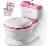 Twinky® Vasino per Bambini - WC Educativo con Schienale e Coperchio, Perfetto per il Potty Training e l’Autonomia dei Più Piccoli
