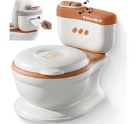 Twinky® Vasino per Bambini - WC Educativo con Schienale e Coperchio, Perfetto per il Potty Training e l’Autonomia dei Più Piccoli