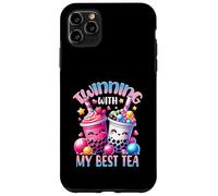 Twinning With My Best Tea Bubble Tea Boba Bestie Amicizia Custodia per iPhone 11 Pro Max