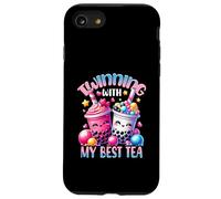 Twinning With My Best Tea Bubble Tea Boba Bestie Amicizia Custodia per iPhone SE (2020) / 7/8
