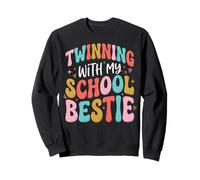 Twinning with My School Bestie Studente Abbinamento Felpa