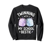 Twinning with My School Bestie Studente Abbinamento Felpa