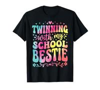Twinning with My School Bestie Studente Abbinamento Maglietta
