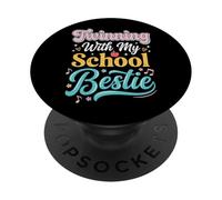 Twinning With My School Bestie Studente Abbinamento PopSockets PopGrip Adesivo