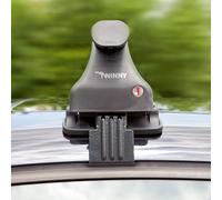 Twinny Load Set Barra Portapacchi Acciaio S46 Compatibile con Lexus/Nissan/Skoda/Seat/Toyota/Volkwagen Vari Modelli (per Auto Senza Barre longitudinali)