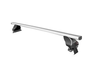 Twinny Load K02842599 Set Barra Portapacchi Alluminio A99 per Vari Modelli con Barre longitudinali Chiuse o Piccole e Aperte, Argento