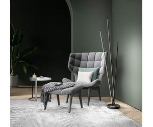 Twins lampada piantana design 3 steli inclinabili orientabili nera 47 watt led