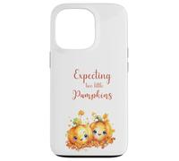 Twins Pregnancy Expecting Two Little Pumpkins Halloween Fall Custodia per iPhone 13 Pro