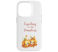 Twins Pregnancy Expecting Two Little Pumpkins Halloween Fall Custodia per iPhone 14 Pro