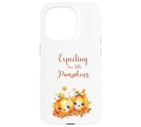 Twins Pregnancy Expecting Two Little Pumpkins Halloween Fall Custodia per iPhone 15 Pro