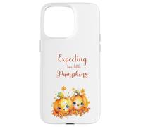 Twins Pregnancy Expecting Two Little Pumpkins Halloween Fall Custodia per iPhone 15 Pro Max