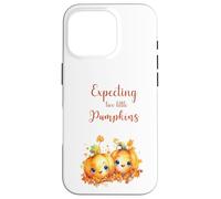 Twins Pregnancy Expecting Two Little Pumpkins Halloween Fall Custodia per iPhone 16 Pro