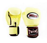 Twins Special BGVL 3 Guanti da boxe - Vera Pelle - Vaniglia - 14 oz