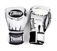 Twins Special FBGVL4 - Guantoni da boxe in pelle con design stampato, chiusura con , per Muay Thai, boxe, kickboxing, MMA e sparring, 350 ml