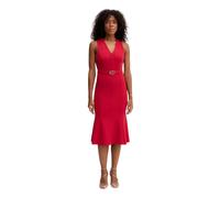 Twinset - Abito con cintura a scollo a V - - Dresses - Donna - Rosso - S