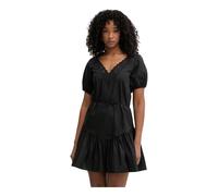 Twinset - Abito Corto in Popeline e Ricamo Inglese - - Dresses - Donna - Nero - M