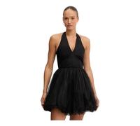 Twinset - Abito Corto in Tulle - - Dresses - Donna - Nero - L