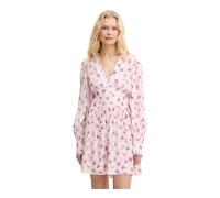 Twinset - Abito corto in viscosa con stampa floreale - - Dresses - Donna - Rosa - XS