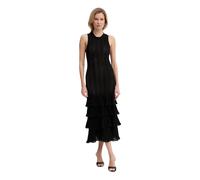 Twinset - Abito in maglia pointelle a balze - - Dresses - Donna - Blu - L