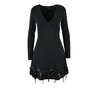 Twinset - Abito in maglia svasato - - Dresses - Donna - Nero - M
