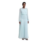 Twinset - Abito Lungo con Corpetto Arricciato - - Dresses - Donna - Blu - S