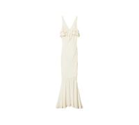 Twinset - Abito lungo con ruches - - Dresses - Donna - Bianco - L