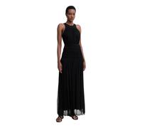 Twinset - Abito Lungo in Crêpe Senza Maniche - - Dresses - Donna - Nero - S