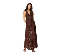Twinset - Abito lungo in tulle con paillettes - - Dresses - Donna - Marrone - L