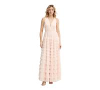 Twinset - Abito Lungo in Tulle Plissé - - Dresses - Donna - Beige - M