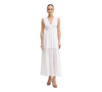 Twinset - Abito Lungo Senza Maniche con Scollo a V - - Dresses - Donna - Bianco - XS