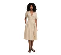 Twinset - Abito Midi a Portafoglio - - Dresses - Donna - Beige - XS