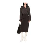 Twinset - Abito Midi Bicolore - - Dresses - Donna - Marrone - M