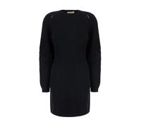 Twinset - Abito nero con dettagli eleganti e tessuto tecnico- donna - - Dresses - Donna - Nero - S