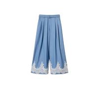 Twinset - Actitude Pantaloni Palazzo - - Trousers - Donna - Blu - S