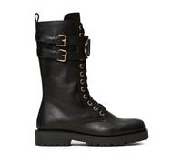 Twinset - Anfibi in Pelle Nera - - Shoes - Donna - Nero - 40 EU